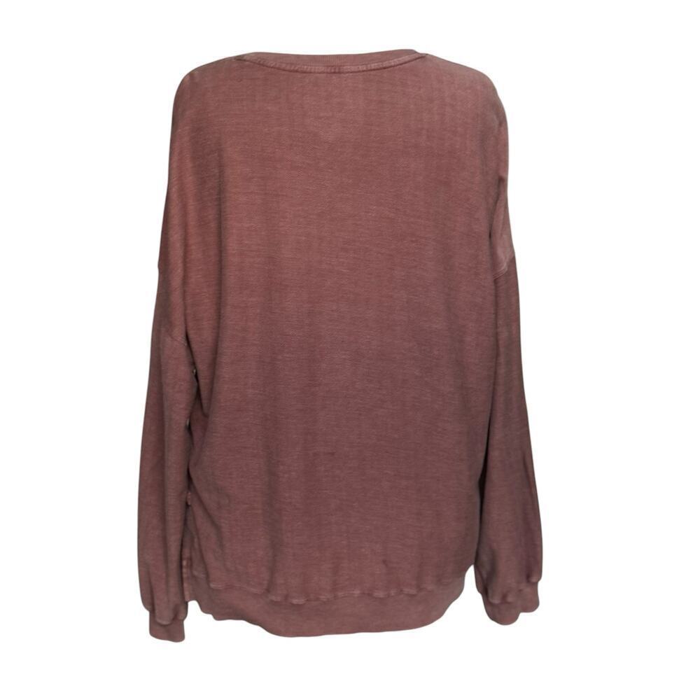Women's Sonoma Goods For Life® Side Tie Sweatshirt | Color Rust | Women’s XXL - Picture 3 of 6